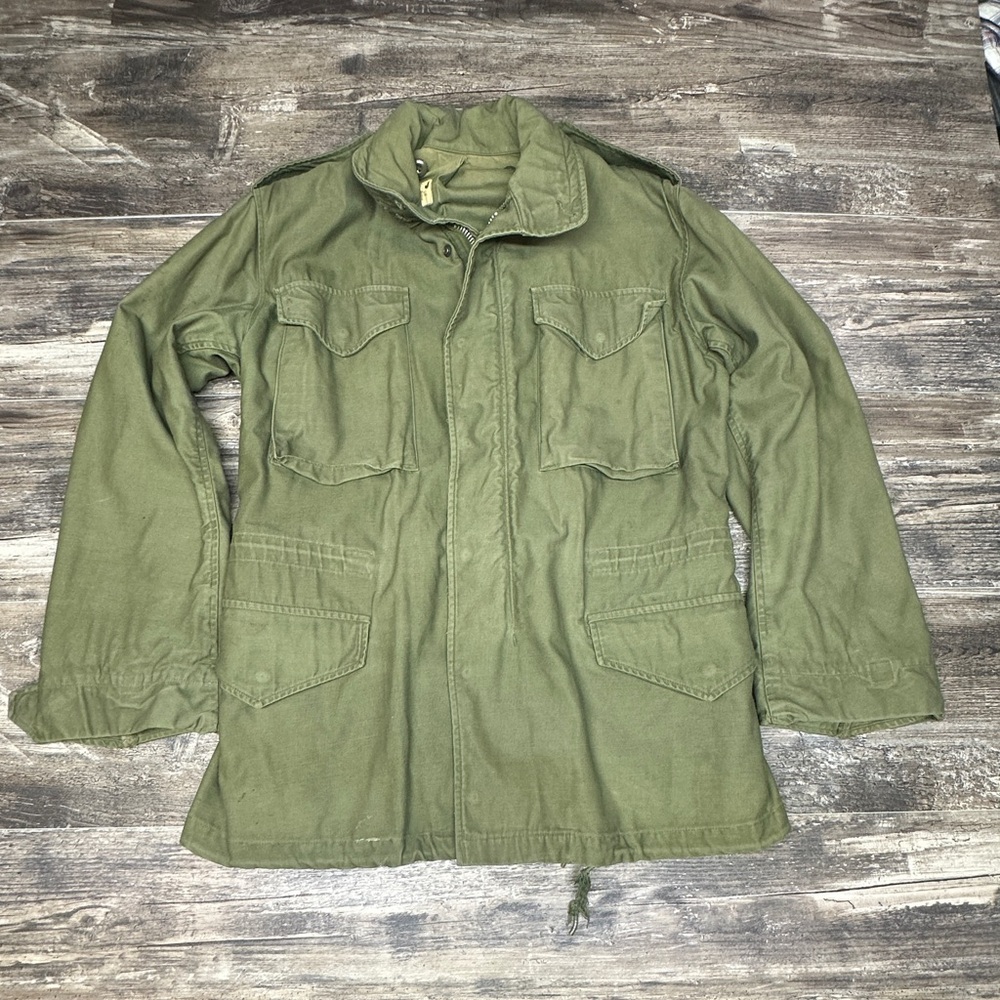 Vintage 1967 US Army M65 Field Jacket Vietnam Era OG107 Conmar Distressed